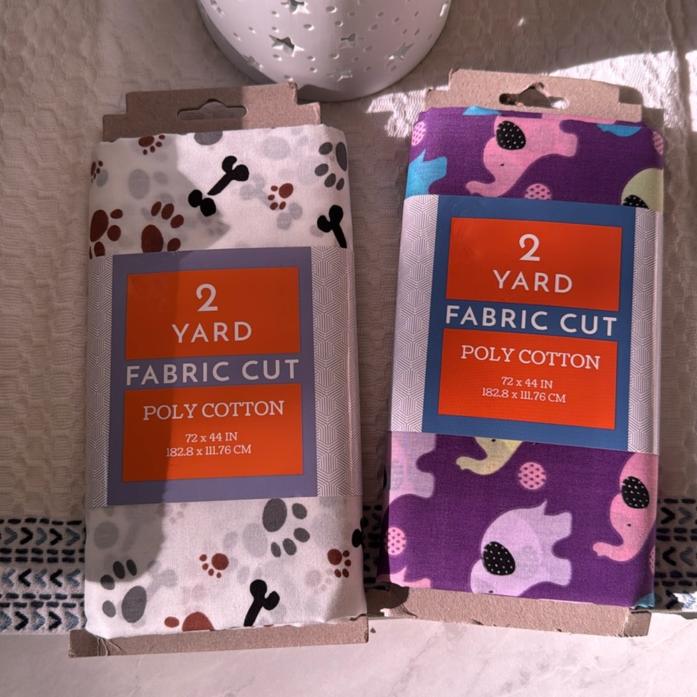 2 yard fabric cut